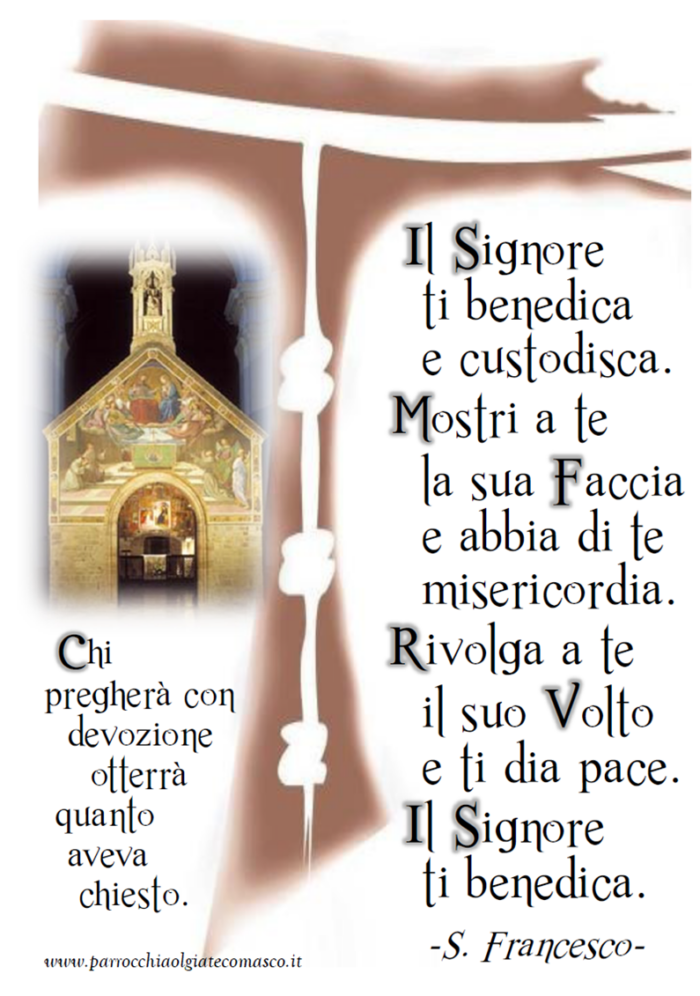 Preghiera Per Il Perdono Di Assisi Indulgenza del Perdono d'Assisi - Parrocchia Olgiate Comasco